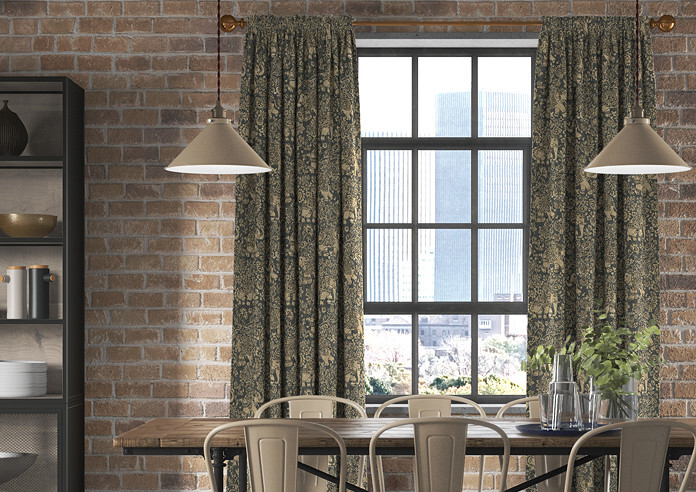 Indira, Charcoal - Made to Measure Curtains - Image 3